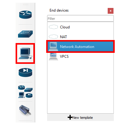 GNS3 Network Automation Menu