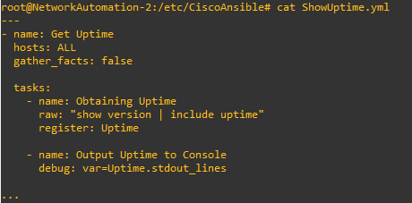cat ShowUptime.yml