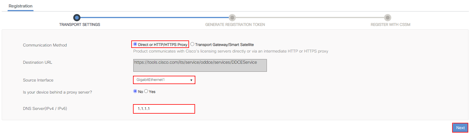 IOS-XE Smart Licensing Communication