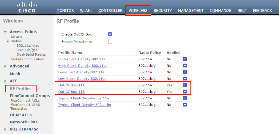 Out of Box RF Verification