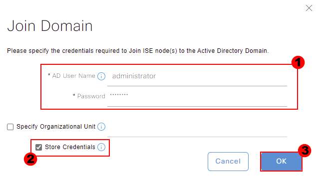 Cisco ISE - AD Join Configuration