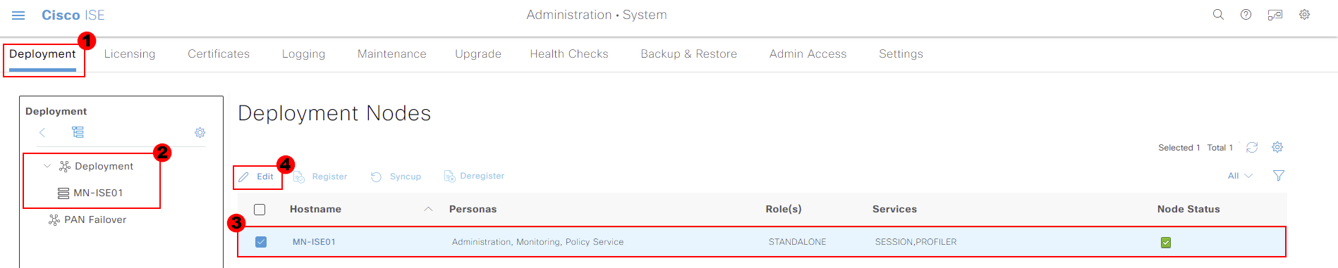 Cisco ISE - TACACS Node Configuration